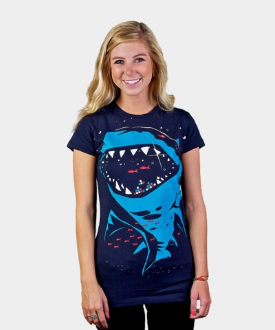 Shark with pixelated teeth!