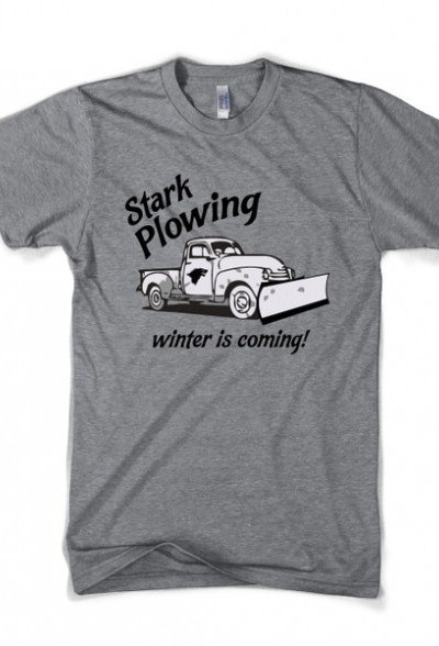 Winter is Coming Stark Plowing Shirt