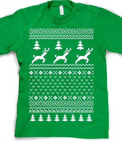 Ugly Sweater Print Tshirt