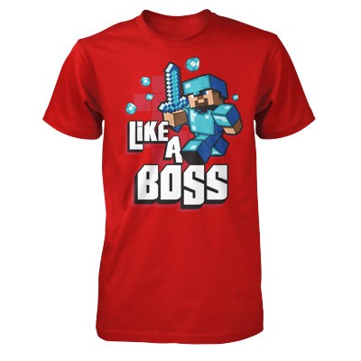 Minecraft Like a Boss T-shirt