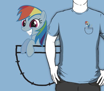 Rainbow Dash Pocket