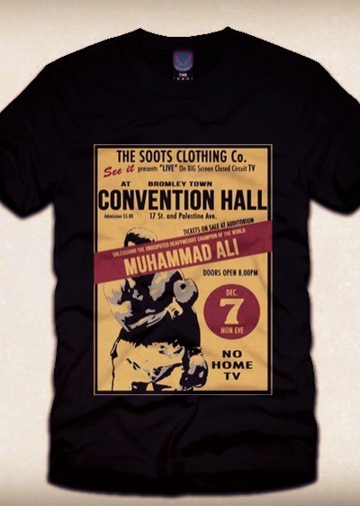 Muhammad Ali 1960 Retro Poster T-shirt