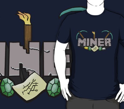 Minecraft Miner T-Shirt