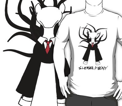 Slenderman Pony T-Shirt