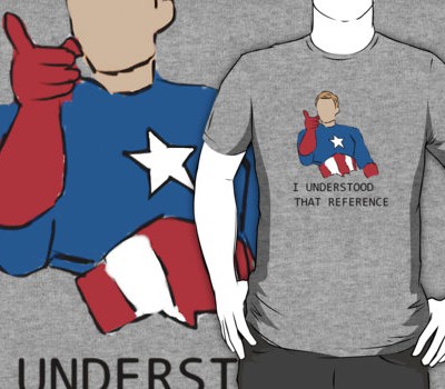 Captain America – I Understood that Reference