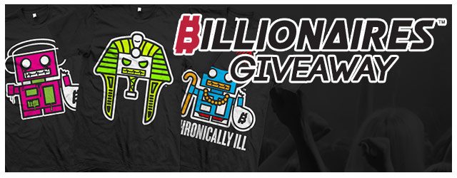Giveaway: 2 FREE T-Shirts from Billionaires Apparel