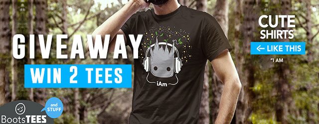 Giveaway: Win 2 FREE T-shirts from BootsTees