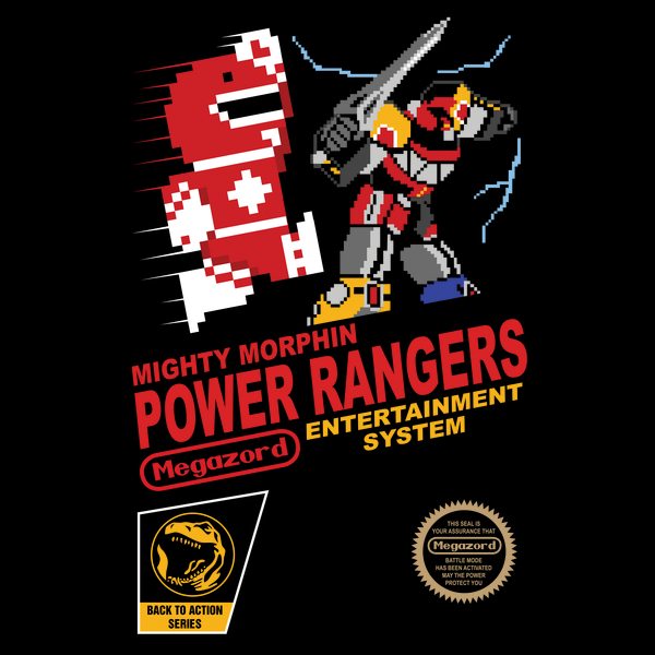 8-bit Power Rangers