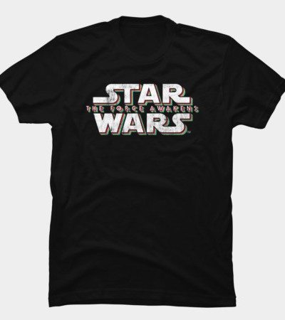 Force Awakens Distressed Logo