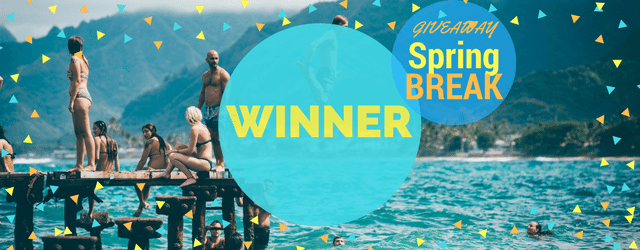 Giveaway Winner: Spring Break Edition!