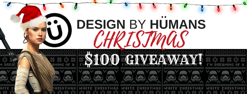 The Design By Humans $100 Christmas Giveaway